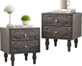 Nightstand, Farmhouse Bedside Table by Unknown