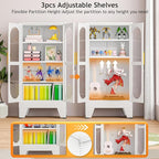 PAOFIN 47" H Locking Display Cabinet - Image 3