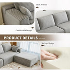 135.4" Cloud Modular Sectional Sofa - Image 8