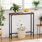 HOOBRO Narrow Console Table, 29.5" Small Entryway Table, Thin Sofa Side Display - Image 9