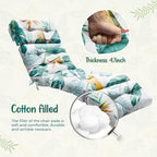 4 Pack Outdoor Chaise Lounge Chair Cushion 75.1 x 22.8 x 4.7 Inches 100% - Image 6