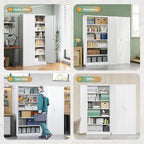 Letaya Metal Storage Cabinet - Image 6