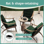 Outdoor Chair Cushions Set of 2, High Back Soft Seat Pad - Image 7