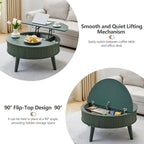 Round Lift Top Coffee Table - Image 3