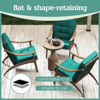 Outdoor Chair Cushions Set of 2, High Back Soft Seat Pad - Image 7