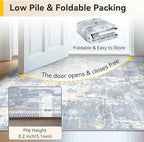 RELEANY Washable Area Rugs 5'x7' Non-Slip Modern Abstract Soft - Image 8