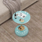 2-Pack Sleek Hourglass Side Table - Image 5