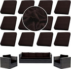 Outdoor Cushion Covers Set, Replacement by SUKAIKEQA