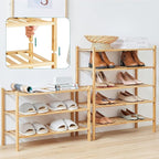 viewcare 4-Tier Bamboo Shoe Rack - Image 6