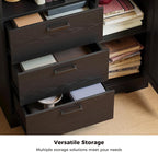 IRONCK Bookshelf, 70.9 Inch Tall Bookcase, 3-Tier Bookshelves - Image 4