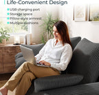 LINSY HOME Sectional Loveseat Sofa - Image 3
