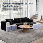 Avenco 106.2” U-Shaped Modular Sectional Sofa Couch - Image 4