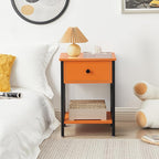 VECELO Nightstands Set of 2, Modern Bedside End Tables, Night Stands - Image 6