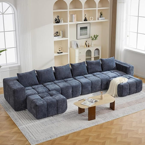 160" Boneless U-Shaped Sofa Couch by CACFTII