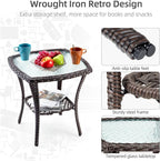 Towallmark Outdoor Swivel Wicker Glider Patio Chairs - Image 5
