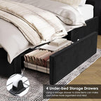 Queen Size Bed Frame 54" Tall Headboard - Image 4