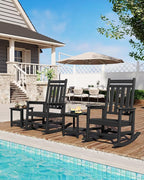 GarveeLife Rocking Chair Outdoor Set of 2 - Image 7
