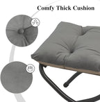 15" Folding Ottoman, Foldable Footrest Stool, Portable Small Foot Stool - Image 5