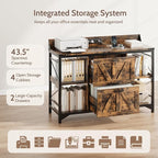 44" File Cabinet, Lateral Filing Cabinet - Image 5