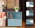 32.5-Inch Flip-Top Side Table & Buffet Cabinet - Image 4