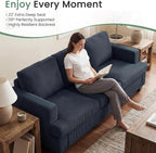 YOUDENOVA 2 Piece Set Comfy Sofa Couch, 3 Seater & Loveseat Sofa - Image 4