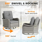 10-Seat Outdoor Wicker Patio Furniture Set - Image 5