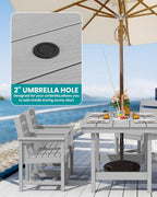 SERWALL 8-Piece Patio Dining Sets - Image 4