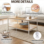 ZenStyle Industrial Coffee Table - Image 4