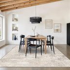 Abstract 8x8 Washable Area Rug - Image 2