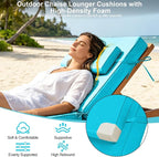 Chaise Lounge Cushions Outdoor 80x26x6 Inch, Fade Resistant 6'' Thicken Outdoor - Image 4