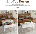 Shintenchi Coffee Table, Lift Top Coffee Table - Image 5