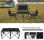 Camping Chair Set of 3, Outdoor Folding Camping Chairs - Image 6