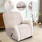 ANARACHON Leather Look Oversize Recliner Chair Covers, Thick 4 Pieces Recliner - Image 5