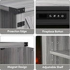 YESHOMY Fireplace TV Stand - Image 6