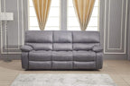 Betsy Furniture Microfiber Reclining Sofa Couch Set Living Room Set 8007 - Image 2