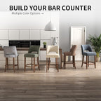 VKNOW Bar Stools Set of 4, Modern Counter Stools - Image 9