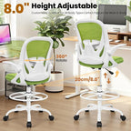 Primy Drafting Chair Tall Office Chair - Image 7