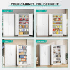 Wide & Deep Metal Storage Cabinet - Image 3