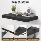 Dreamland 55" Floating Shelves for Wall, Wall-Mounted Shelves for Bedroom - Image 5