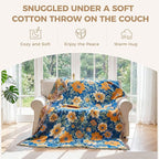 LUTBM Boho Throw Blanket for Couch Sofa Chair Cotton Summer Blankets for - Image 4