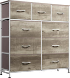 WLIVE 9-Drawer Dresser, Fabric Storage Tower by WLIVE