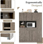 VilroCaz Farmhouse Style Large Kitchen Pantry - Image 5