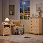 Joaxswe Farmhouse 6 Drawer Dresser - Image 8