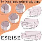 Sofa Arm Chair Covers, Couch Armrest Armchair Covers, Stretch Anti-Slip - Image 2