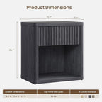 SICOTAS Night Stand Set of 2 Nightstands - Image 3