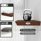 Fun Memories Floating Shelves 48 Inch Long, 9.3 Inch Deep Classic Crown Molding - Image 4