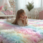 PAGISOFE Fluffy Vibrant Area Rugs - Image 2