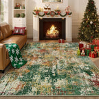 RELEANY Washable Area Rugs 2'x3' Non-Slip Modern Abstract Soft - Image 7
