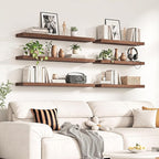 Fun Memories 72Inch Long Floating Shelves, 8 Inch Deep Shelves - Image 2