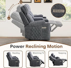 HAOMARKETS Electric Reclining Loveseat Couch - Image 3